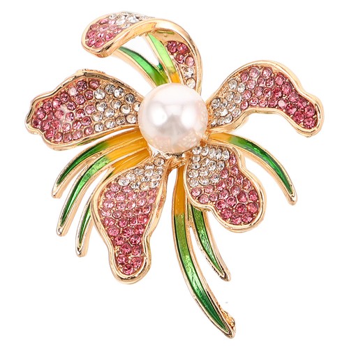 Spilla strass fiori - , gioielli