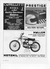 advertising Pubblicità- MOTO MULLER 50 GTC "'COPPA ITALIA"  74- MOTOCROSS  EPOCA