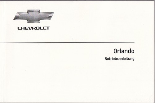 Chevrolet orlando manuale - chevrolet, uso