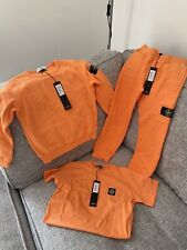 Stone Island tuta per bambini / arancione / taglia 6 / nuovissima con etichette