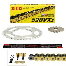 Kit catena DID 520 VX3 G&B