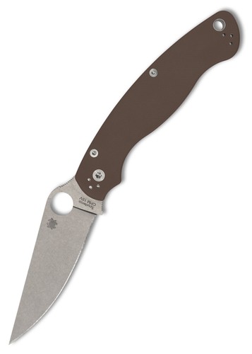 Spyderco military brown g10 - spyderco,