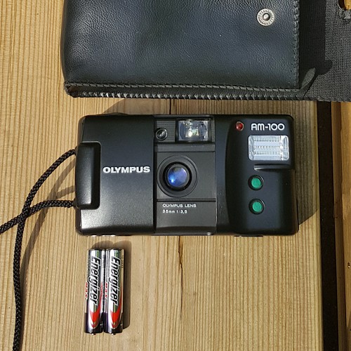 Olympus 100 analog camera - camera,