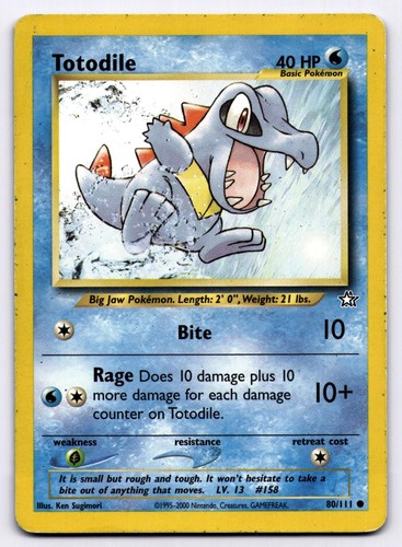 Totodile 111 neo - totodile, genesis