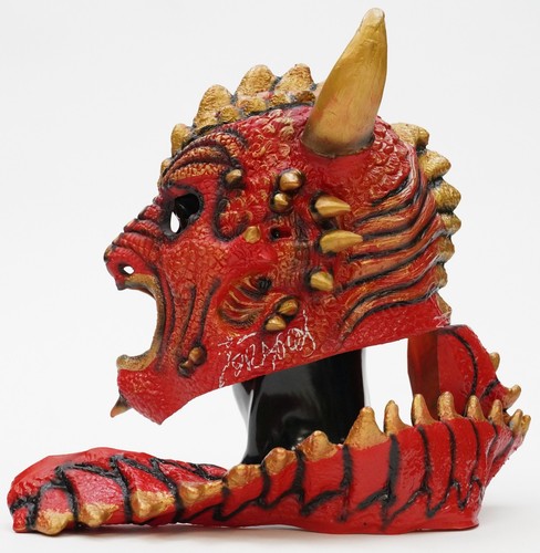 Maschera firmata drago - maschera,