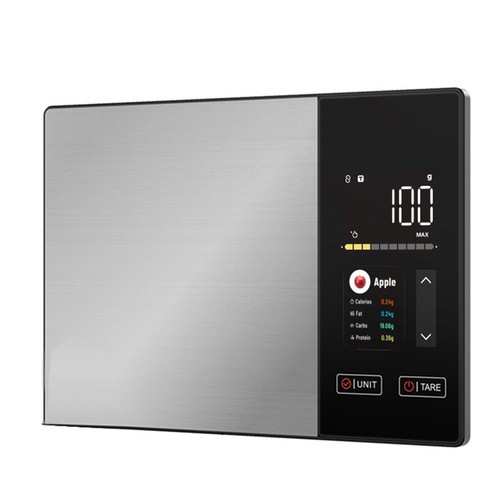 Küchenwaage aus edelstahl - aus,