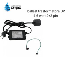 BALLAST TRASFORMATORE UV  4-6 WATT LAMPADA G5 2+2 PIN DEBATTERIZZATORE
