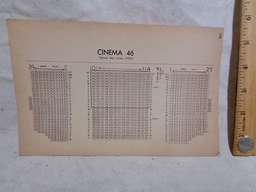 Cinema movie theatre - theatre, 1968