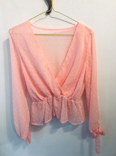 Camicetta chiffon plumetis
