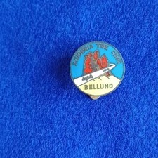 Distintivo Scuderia 3 Cime Belluno Auto Spilla Stemma Auto Moto Badge 