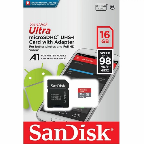 Sandisk ultra microsd 16gb - sandisk,