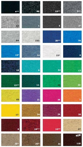 Moquette feltro agugliato - feltro,
