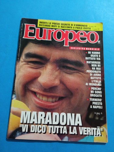 Europeo 1992 diego - l'europeo,