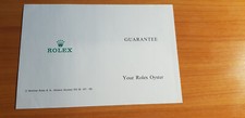 Rolex Oyster vintage garanzia