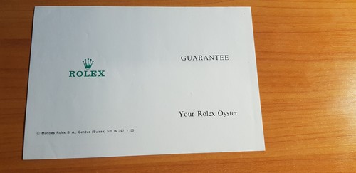 Rolex oyster vintage garanzia - rolex,