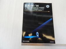CARTELLA STAMPA PRESS KIT ORIGINALE LANCIA 1990 SALONE TORINO LINGUA FRANCESE