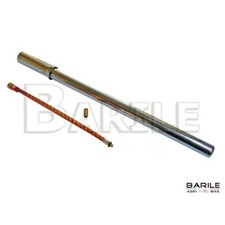 Gonfiatore Bici  / Pompa al Telaio Acciaio Cromato + Raccordo Vintage - Epoca