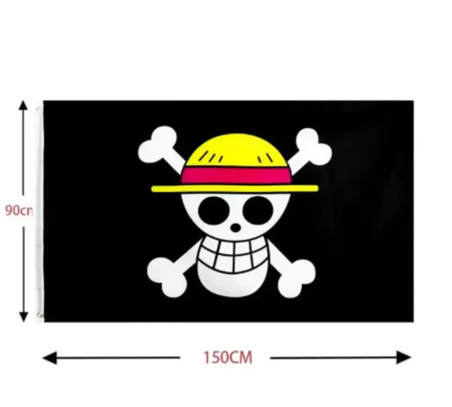 One piece 90x150cm pirate - one,