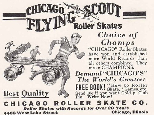 1934 chicago roller skate - roller,