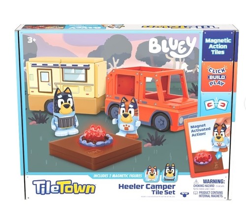 Tile town bluey heeler - town,