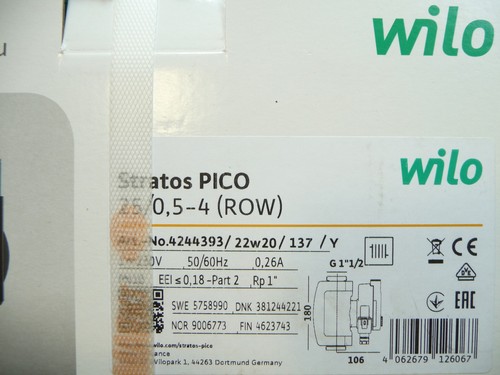 Wilo stratos pico 4 - pico,