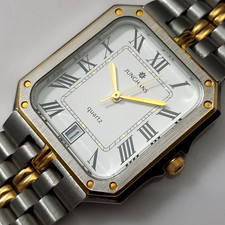 ELEGANTE NOS ANNI 90 JUNGHANS QUARZO RETTANGOLARE REF: 41/4137 + SCATOLA/GARANZIA
