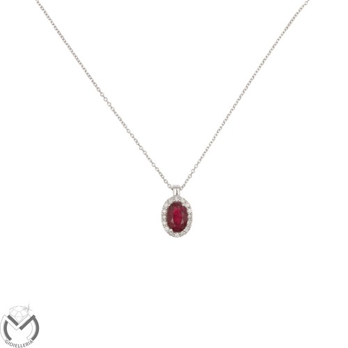 Collana oro bianco - , 18