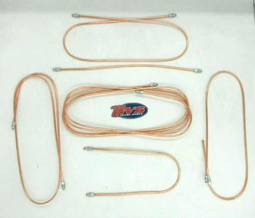 Kit tubi freno rame per - tubi,