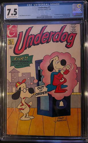 Underdog charlton cgc - #1, 7.5