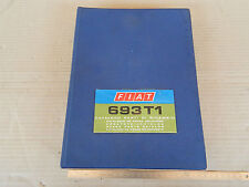 CATALOGO PARTI DI RICAMBIO ORIGINALE CAMION FIAT 693 T1 1970