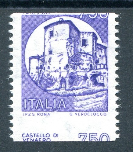 Castelli lire 750 - 750, emissione