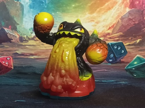 Volcanic eruptor figurine - eruptor,
