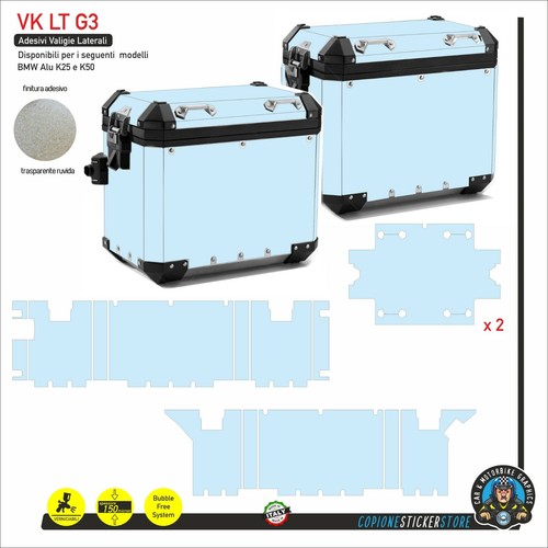 Set adesivi valigie bmw - adesivi, r