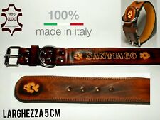 COLLARE IN CUOIO LARG 5CM