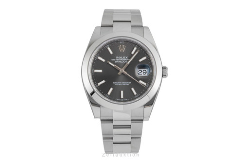 Rolex datejust grey - grey, dial