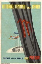 FIRENZE, 1941 - FASCISMO - Littoriali Femminili dello Sport - NV - PU380