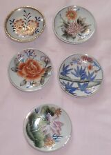 set of 5 decorative flower plates