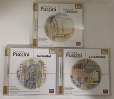 LOTTO 3x PUCCINI Manon Lescaut