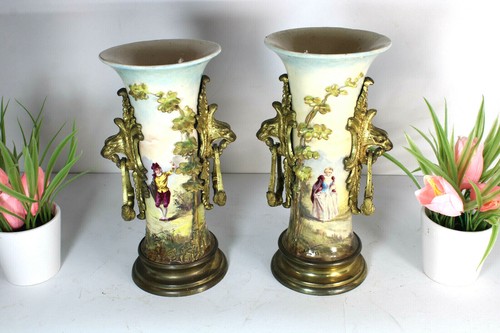 Coppia antiche statuine - coppia,