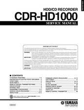 Manuale di servizio per Yamaha