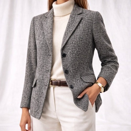 Giacca talbots vintage grigia - giacca,