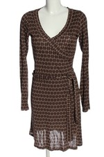 TALCO Abito a maniche lunghe Donna Abito Taglia IT 38 marrone-bianco sporco