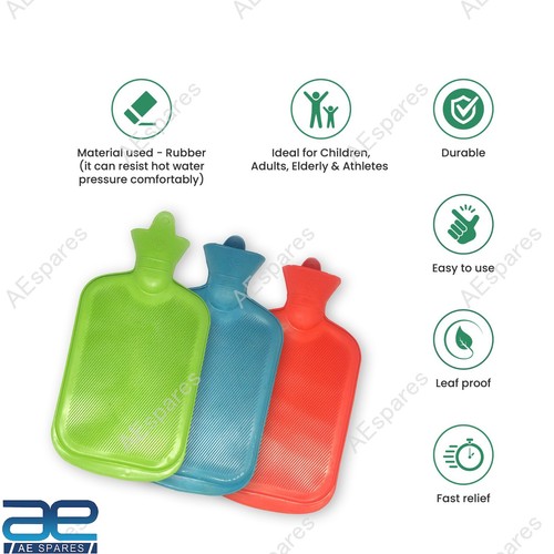 Borsa dell acqua calda con - dell'acqua,