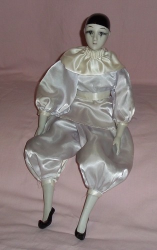 Vintage pierrot puppet bambola - puppet,