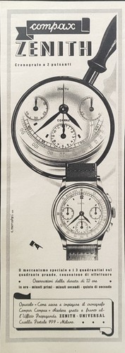 Zenith compax cronografo - zenith,