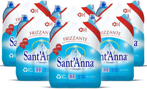Acqua pack frizzante - 1,5l, |