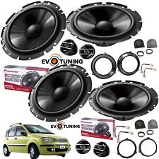 Kit 8 Casse Altoparlanti Pioneer 165 per Fiat Panda dal 2003 con Griglie Tweeter