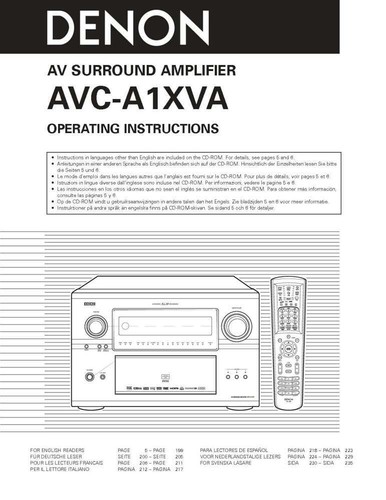 Denon avc a11xva amplificatore - denon,