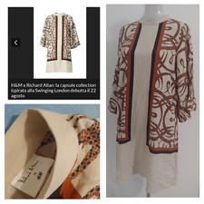 DRESS woman RICHARD ALLAN × H&M capsule collection 2019 TG.36 circa S/M  