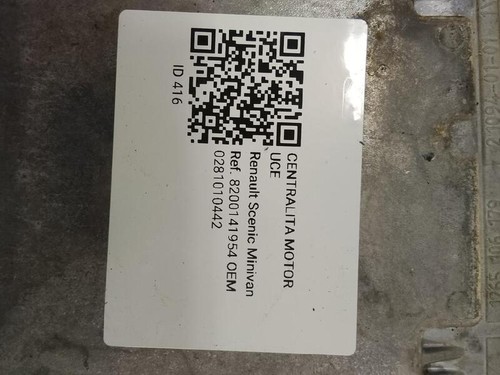 0281010442 centralina motore